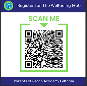 Wellbeing Hub QR code Wellbeing Hub QR code