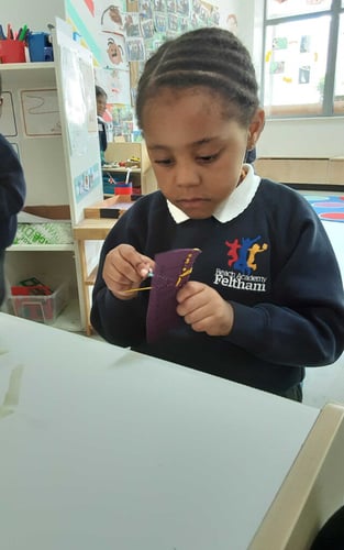 bookmark stitching nursery