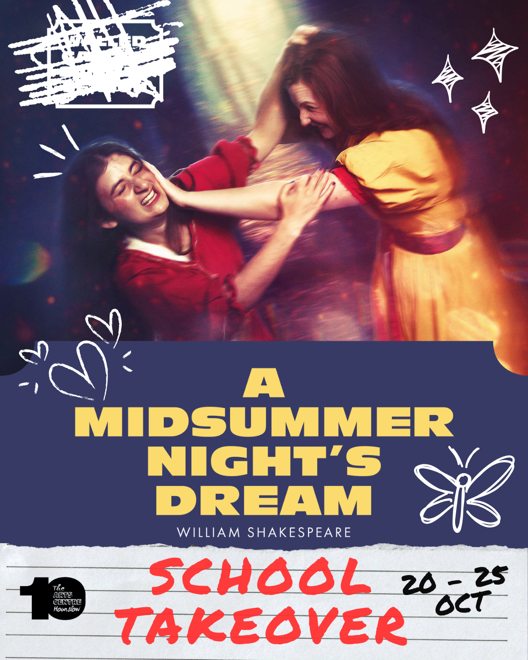 Midsummer School Takeover - poster