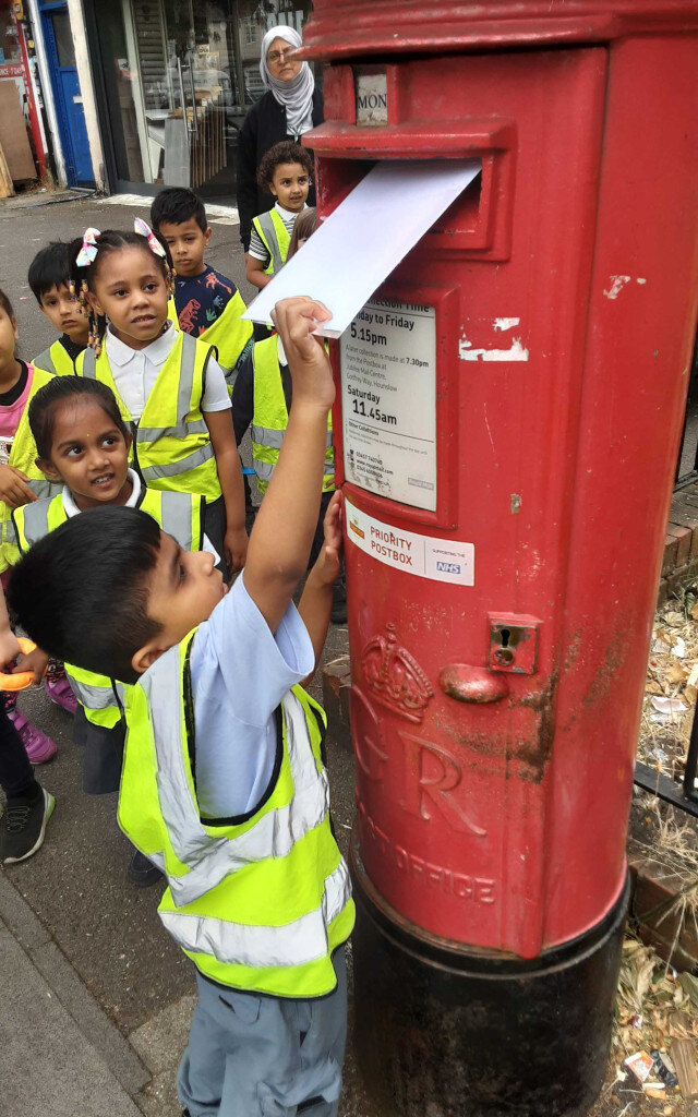 Nursery Big Goal visiting the post office Nursery Big Goal visiting the post office